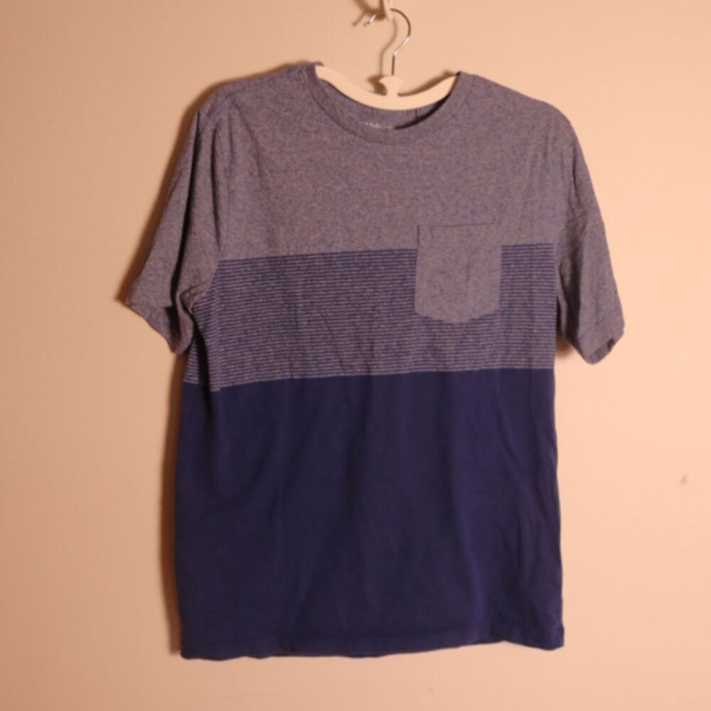 Urban Pipeline Blue Colorblock T Shirt Small Cotton